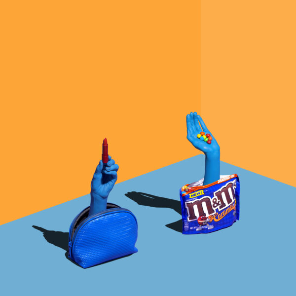 Content Creator Teber Ramirez produces fun and quirky content for M&Ms from his remote studio. 